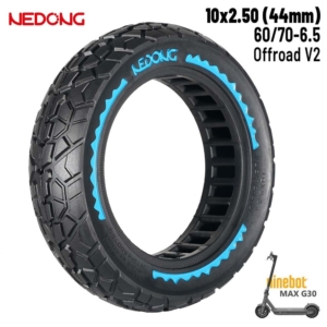 Rueda maciza azul 10x2.5-6.5 - Offroad (44MM) [Nedong]