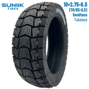 Neumático Tubeless 10x2.75-6.5 (70/65-6.5) Semitaco [Suniik]