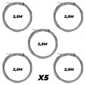 Cable de freno 2.5 metros genérico (pack de 5 unidades)