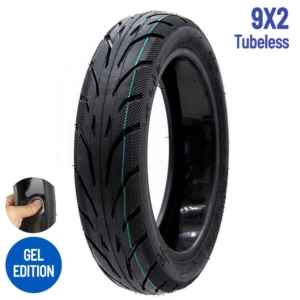 Rueda cubierta 9x2-6.1 con gel antipinchazo [Yuanxing]