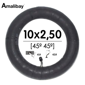 Cámara de aire 10x2.5 (válvula 45º 45º) - Premium [Amalibay]