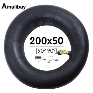 Cámara de aire 200x50 (válvula 90º  90º)  - Premium [Amalibay]