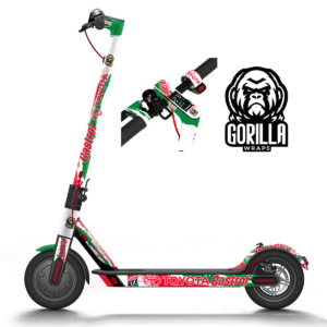 Vinilo para Xiaomi M365. 1S. PRO. PRO 2. MI3 - Castrol [Gorilla] - Completo