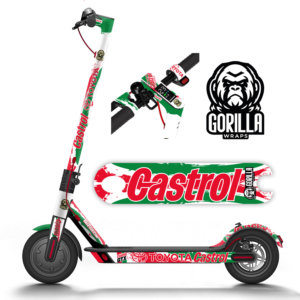 Vinilo para Xiaomi M365. 1S. PRO. PRO 2. MI3 - Castrol [Gorilla]