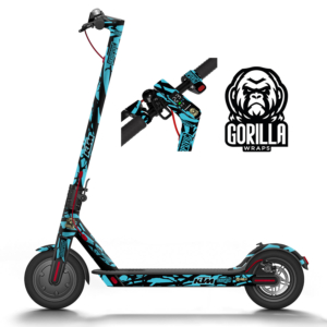 Vinilo para Xiaomi M365. 1S. PRO. PRO 2. MI3 - Azul turquesa [Gorilla] - Completo