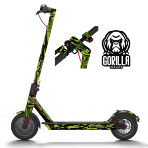 Vinilo para Xiaomi M365. 1S. PRO. PRO 2. MI3 - Verde [Gorilla] - Completo