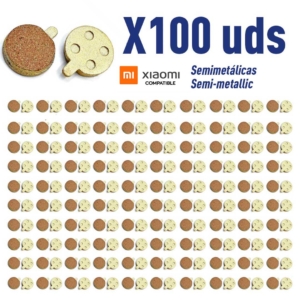 Pastillas de freno de semimetálicas para Xiaomi PRO. PRO2. 1S. Essential [Suniik]  (Pack 100 unidades)