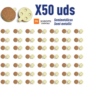 Pastillas de freno de semimetálicas para Xiaomi PRO. PRO2. 1S. Essential [Suniik]  (Pack 50 unidades)