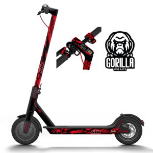 Vinilo para Xiaomi M365. 1S. PRO. PRO 2. MI3 - Rojo [Gorilla] - Básico