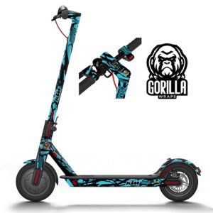 Vinilo para Xiaomi M365. 1S. PRO. PRO 2. MI3 - Azul turquesa [Gorilla] - Completo