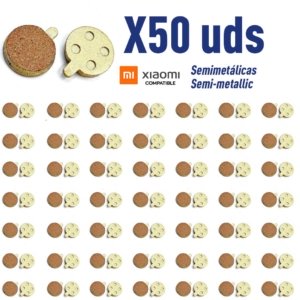 Pastillas de freno de semimetálicas para Xiaomi PRO. PRO2. 1S. Essential [Suniik]  (Pack 50 unidades)